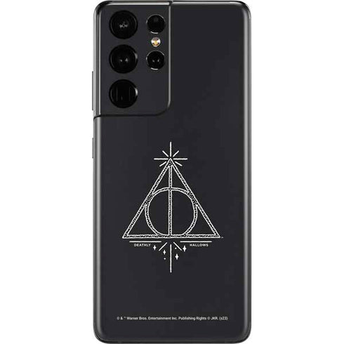 Wizarding Worlds Harry Potter Deathly Hallows Symbol Galaxy S21 Ultra 5G Skin